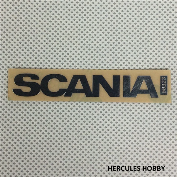 Металлическая Наклейка [HERCULES HOBBY] для грузовика Scania масштаб 1/14|Детали и