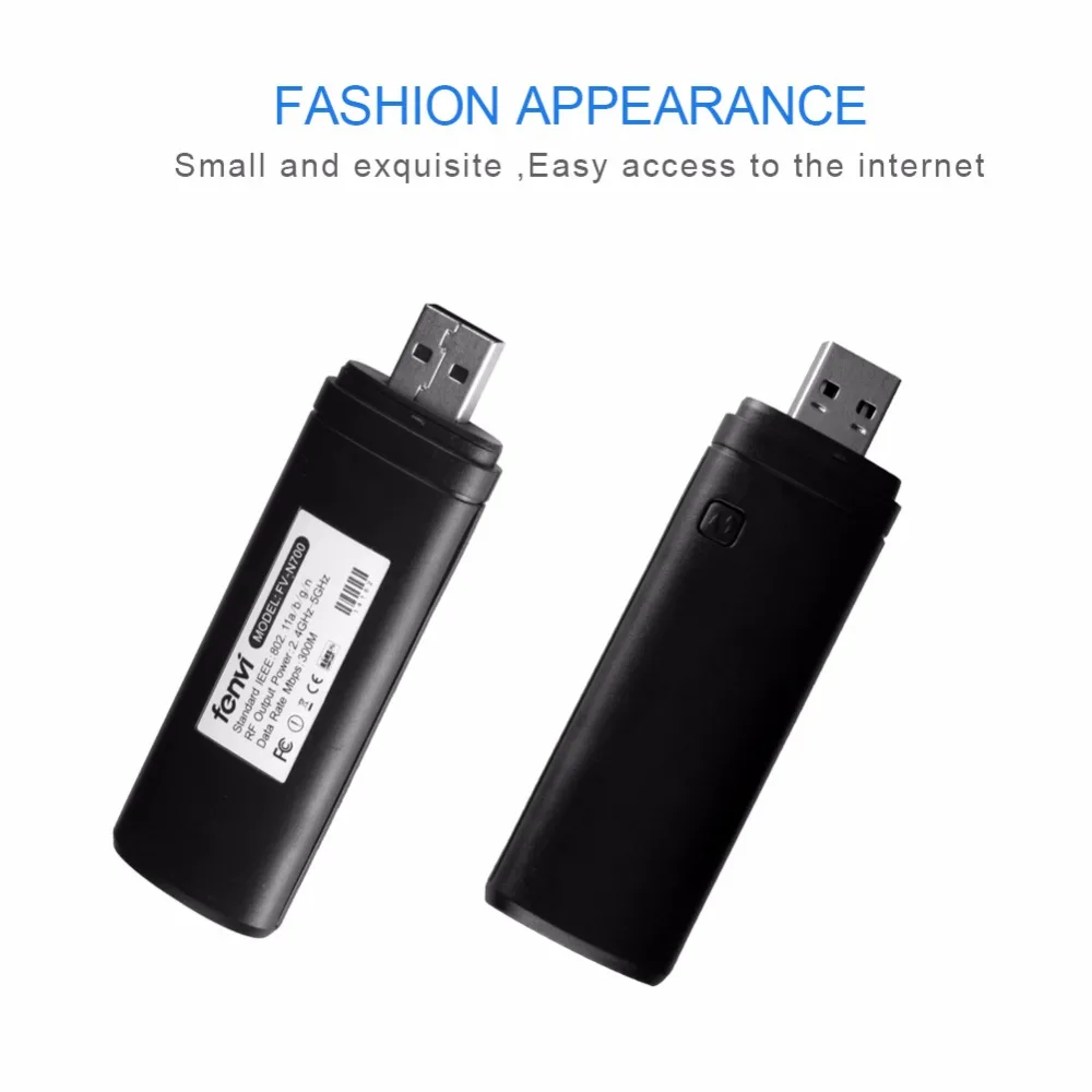 Двухдиапазонный беспроводной Wifi адаптер USB для Smart TV Samsung сетевая карта WiFi 5G 300