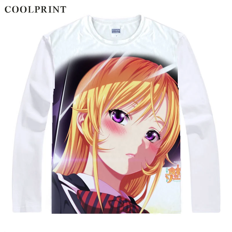 Пищевые войны Shokugeki no Souma футболки разных стилей рубашки с длинным рукавом Soma Yukihira