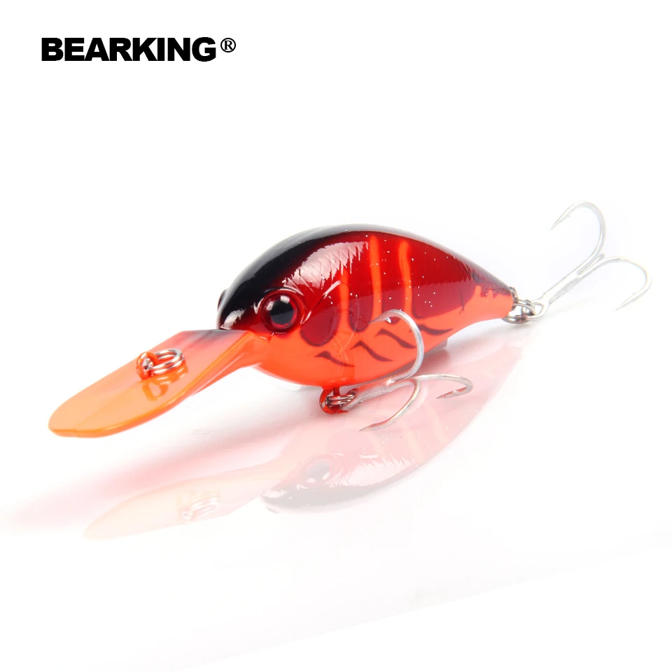Perfect BearKing Hot professional fishing lures crank 64mm/16g dive 3.2m each lot 5pcs different colors free shipping|fishing lure|lot 5pcsbearking |