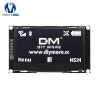 digital lcd screen 12864 128x64 oled display module c51 board for arduino white ssd1309 stm32 diy electronic 2 42 2 42 inch