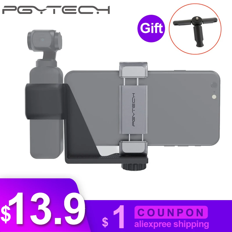 PGYTECH DJI Osmo карманные аксессуары для телефона Osmo Карманный держатель кронштейн для крепления штатива стойка расширения широкоугольный объектив osmo mic