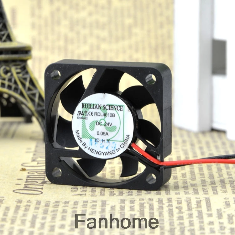 Вентилятор охлаждения Xinrui US 4 см 4010 24 В 0 05a RDL4010B с двумя шариками|Кулеры и системы