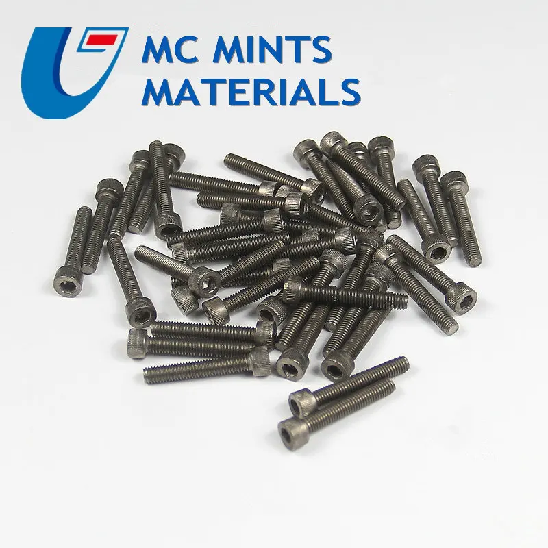 12 шт. M2.5 x4-20mm Ti Болт, титан болт Колонка Накидная головка Ti цвет не полированный класс 2 титановый винт титан крепеж