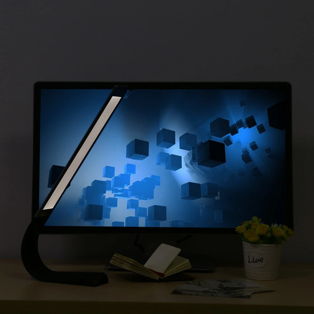 Lightme 15 W светодиодный настольная лампа USB Перезаряжаемые Touch Управление 3 режима 6