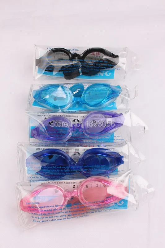 Регулируемые противотуманные УФ защитные силиконовые плавательные очки для