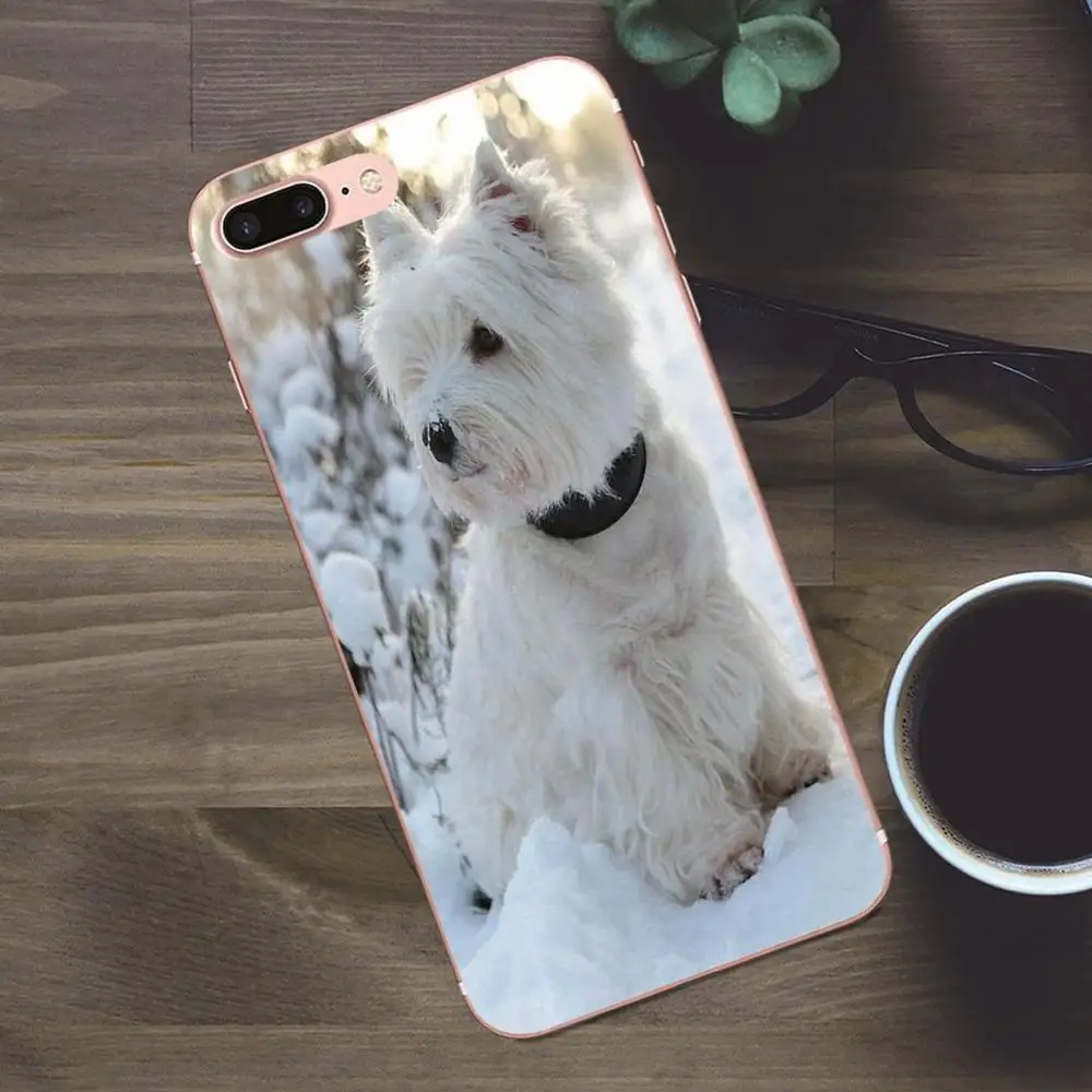 Щенок Bixedx West Highland Terrier Westie Dog Для Huawei G8 Honor 5C 5X 6 6X 7 8 9 Y5II Mate P7 P8 P9 P10 P20 Lite Plus 2017 |