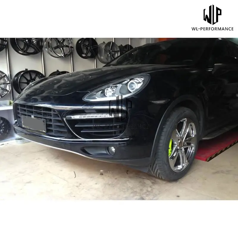 GTS турбо стиль PP Неокрашенный передний бампер автомобильный комплект для Porsche Cayenne GTS Turbo 2011