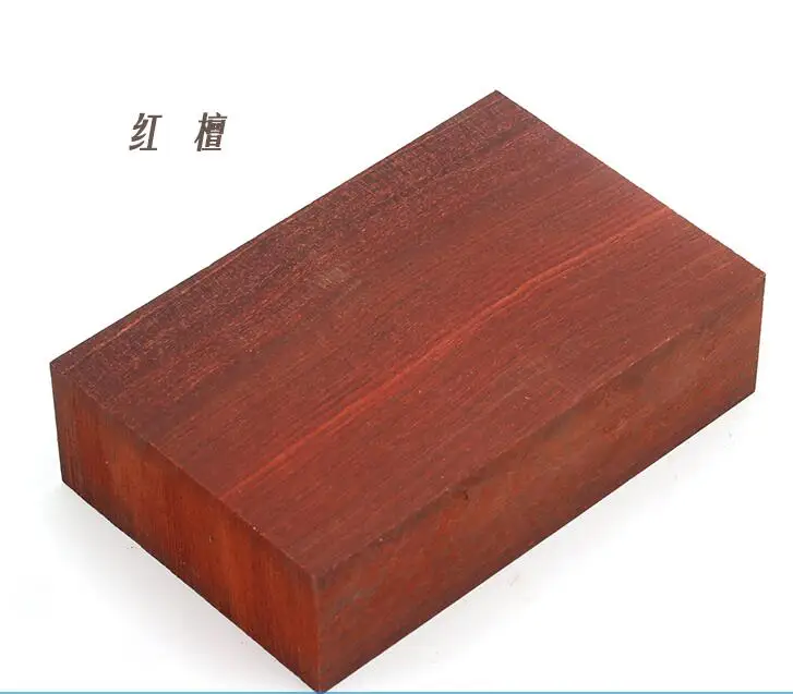 Color 2 EDC ручной работы деревянный блок сырья DIY нож Рогатка ручка дерево 14x9x4 см 1 шт - Цвет: Color 2
