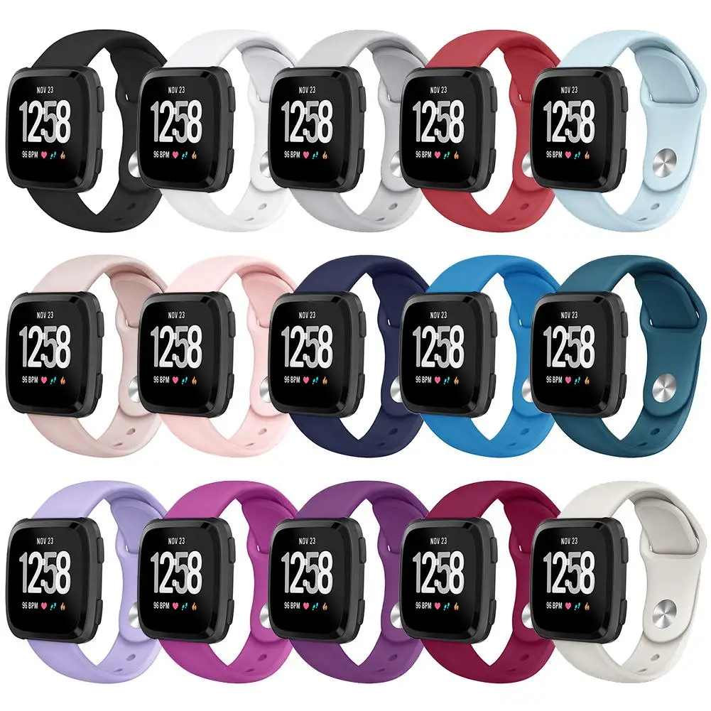 Сменный Браслет мягкий силиконовый сменный Спортивный Классический ремешок для