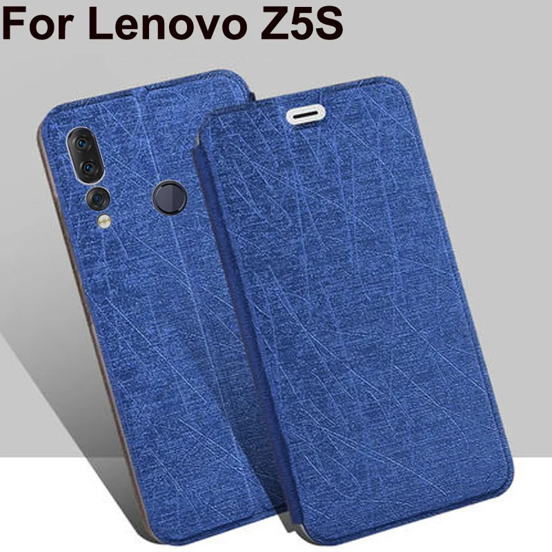 Роскошный чехол из искусственной кожи 6 3 дюйма для Lenovo Z5S чехлы телефонов L78071
