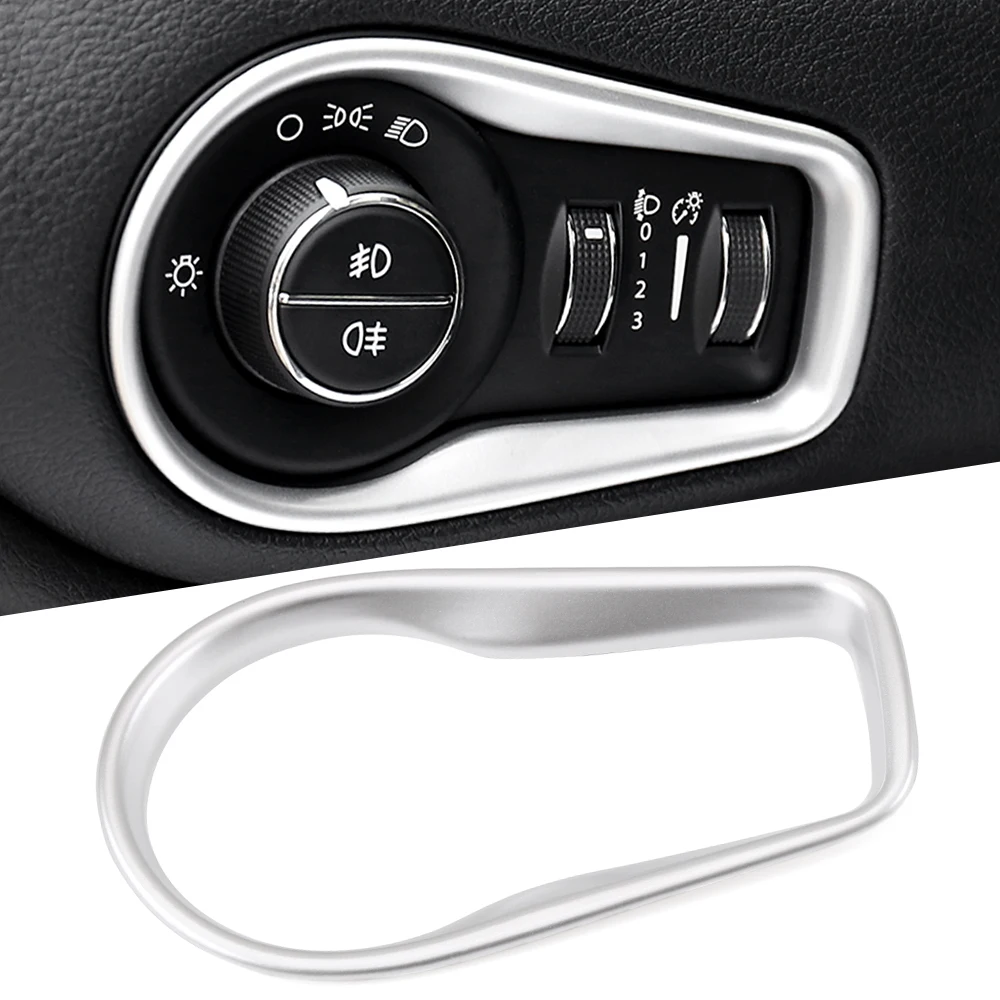Headlight Switch Decorative Cover Trims For Jeep Renegade 16 ABS Interior Molding Frame Covers New | Автомобили и мотоциклы