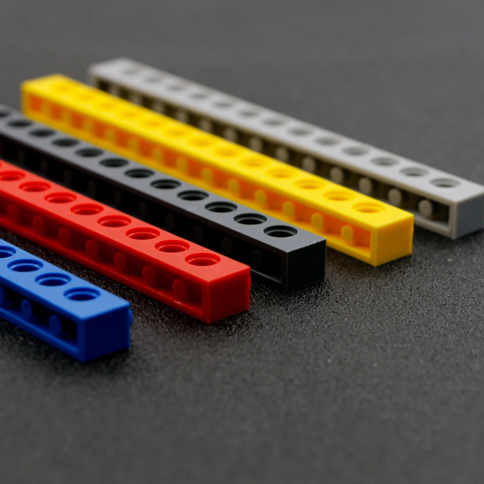 Технические детали кирпичи 1x14 отверстий 13 Pin луч MOC Technic Bulk серия Mindstorm