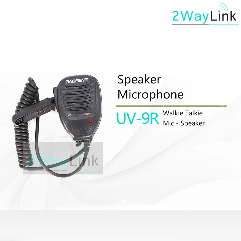 Микрофон BAOFENG для UV-9R/UV 9R/BF-A58/BF-9700, совместимый с UV-5R WP/UV-5S/UV-XR/GT-3WP/UV-9R Плюс Радио