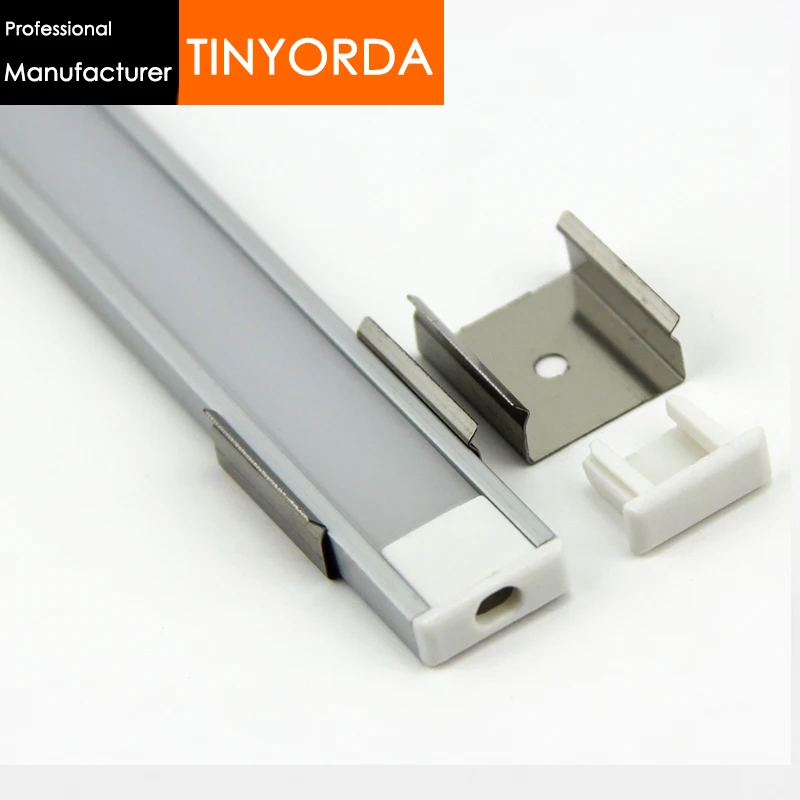 Tinyorda 500 шт. (длина 2 м) светодиодный алюминиевый профиль для 11 миллиметровой