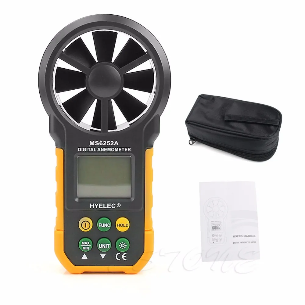 

Digital Air Speed Anemometer / Air Volume / Air Flow Test Meter High Quality