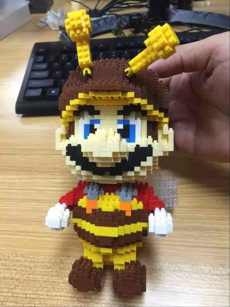 2000 шт. 9020 мини блоки Yoshi большой размер модели конструктор Марио Аниме DIY строительные игрушки Juguetes модель аукциона игрушки детские подарки