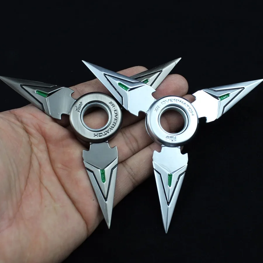 1 OW игра Genji герой сюрикен из сплава цинка Дартс оружие Модель игрушки - Цвет: 1