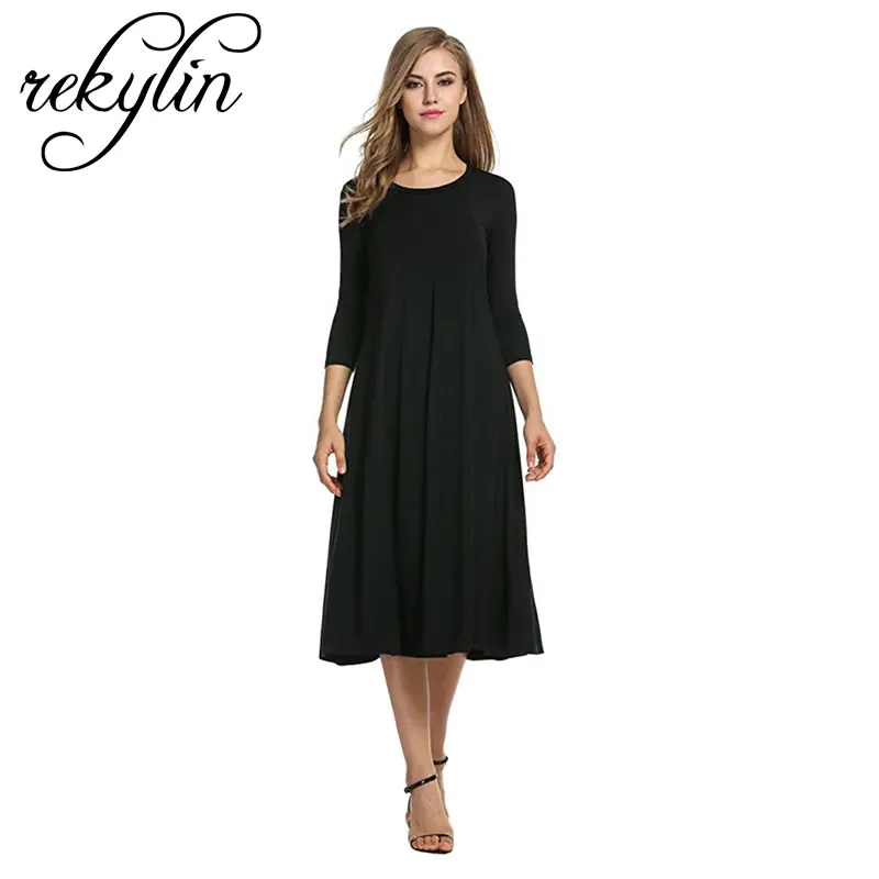 2019 женское винтажное платье из хлопка и льна повседневные свободные однотонные