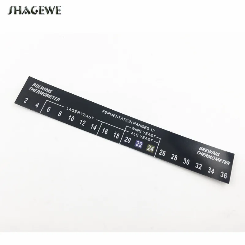 1 piece Цифровая палка на термометр для домашнего пивоварения ЖК-дисплей Fermometer самоклеющиеся 2C до 36C пивные спиртные напитки Вино - Цвет: 1 piece