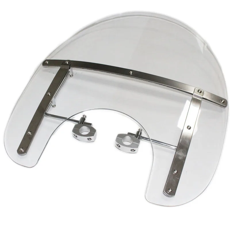 7/8'' 1'' Handlebars Deflector Clear Windshield Windscreen 24 For Harley Honda Yamaha Kawasaki Suzuki | Автомобили и