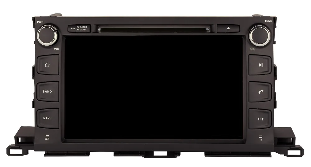 Android 7 1 Автомобильный DVD плеер для Toyota Highlander 2014 2015 с GPS навигацией Радио BT USB SD RCA AUX