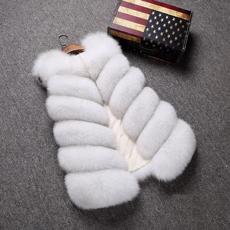 Женский Длинный Меховой жилет ZARORIN модная безрукавка из искусственного меха