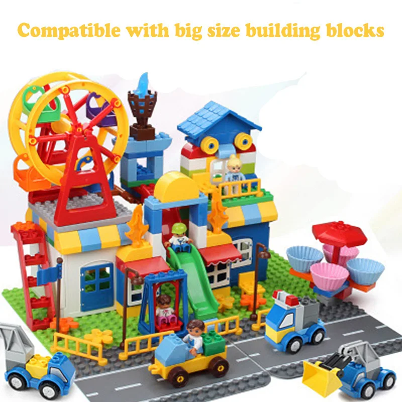 

6 IN 1 Robot Building Blocks Sets DIY Vehicle Car Blocks Children Assemble Truck Car Bricks Toys Kids Children Gift