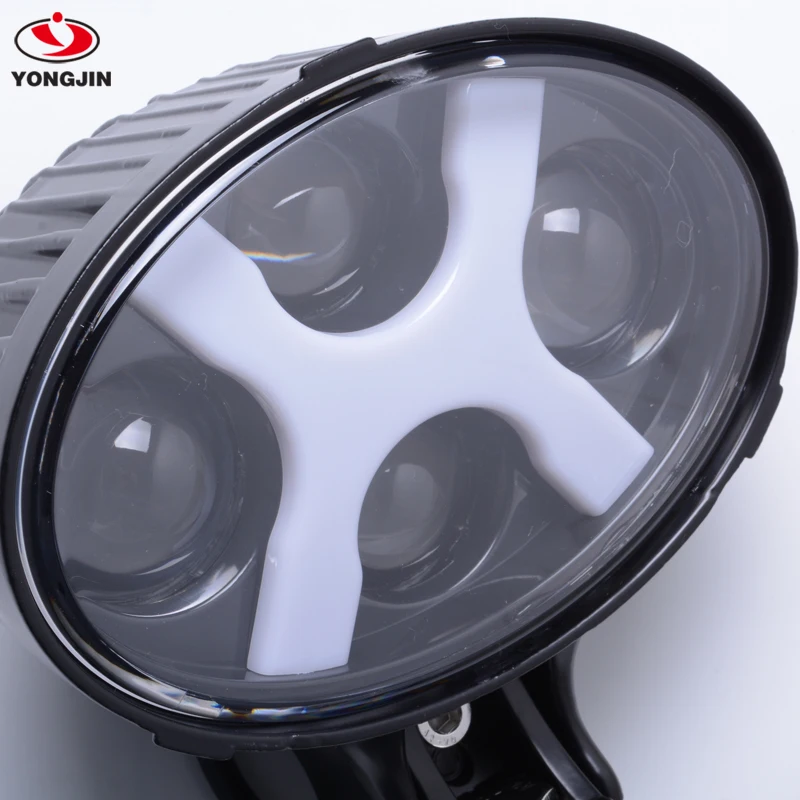 

New design 6inch 60w oval car headlight led Auxiliary light with DRL for off road trucks 4x4 4WD/For jeep/For toyota