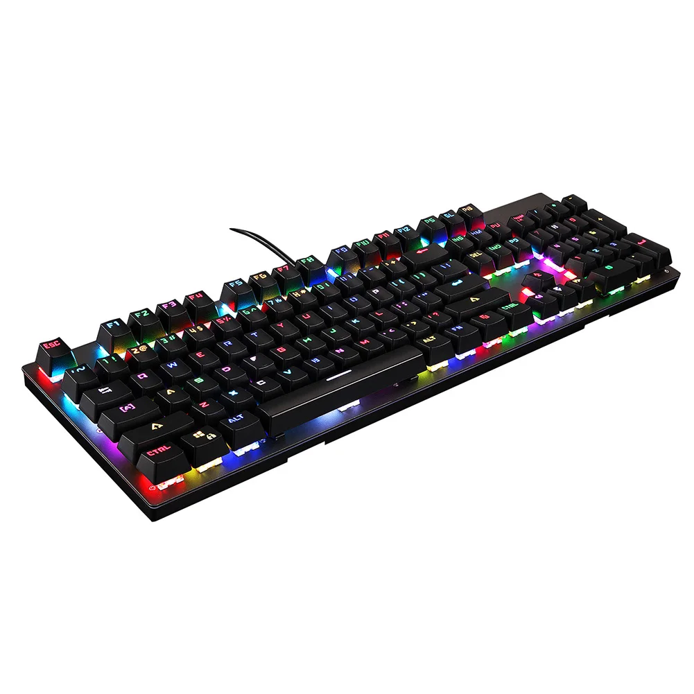 Механическая клавиатура Kailh Box Switch USB Проводная RGB подсветка 104 клавиши для игровых