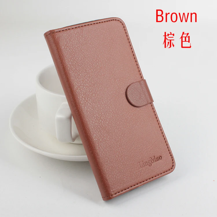Lingmao Flip Case For Samsung Galaxy J5 2016 J510 Wallet Style PU Leather Stand Function and Card Holder 9 Color Lichi Skin |