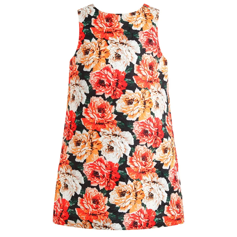 Платье с цветочным рисунком для девочек костюм принцессы Одежда маленьких