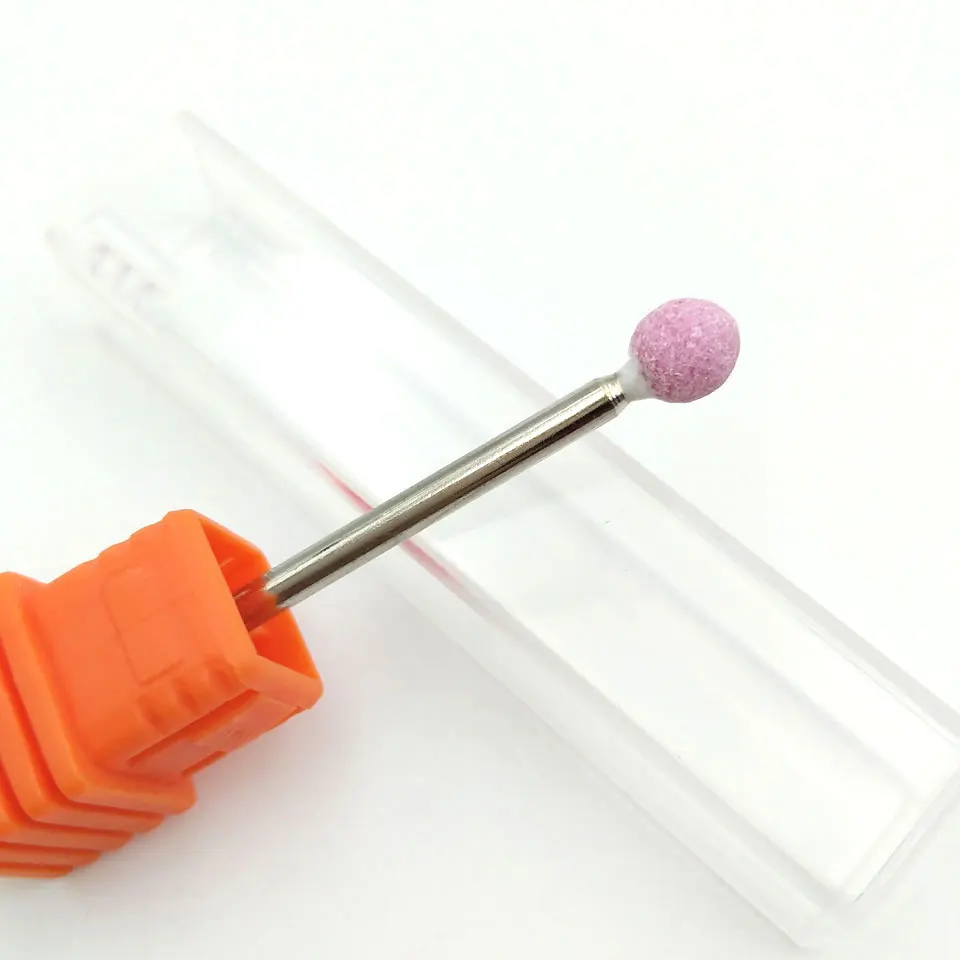 HYTOOS 1 шт. корундовое сверло для ногтей шлифовальная насадка удаления заусенцев