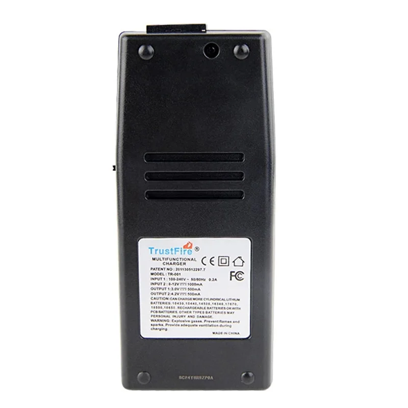 TrustFire TR-001 3 В и 4,2 В Перезаряжаемые Батарея Зарядное устройство для 10430/10440/14500/16340/17670/18500/18650 Батарея