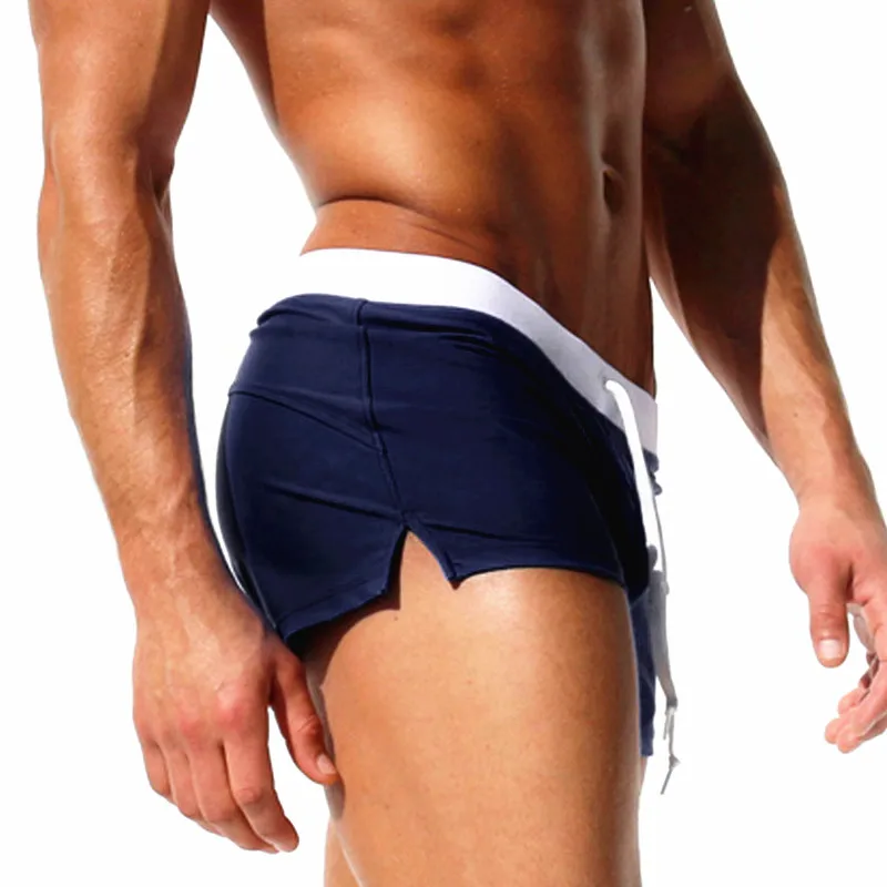 Fulaigesi мужской купальник плавки высокое качество однотонный 2020 купальный костюм