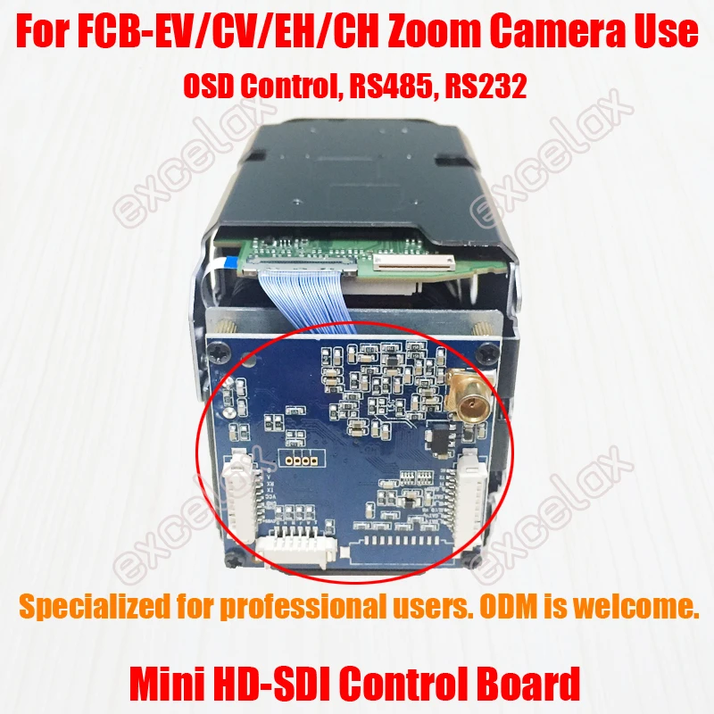 Модуль камеры с зумом Mini 3G HD SDI плата декодирования для серии CV EH CH RS485 RS232 VISCA Focus OSD
