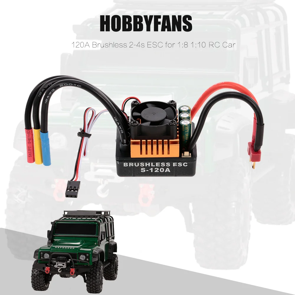 Бесщеточный 2 3s 4s ESC 60 а 80 120 с программируемой картой BEC для радиоуправляемого