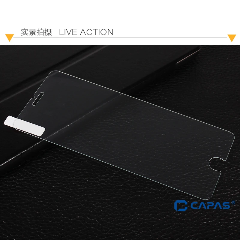 Оригинальное защитное стекло CAPAS для iPhone 7 8 Plus закаленное защита экрана задней
