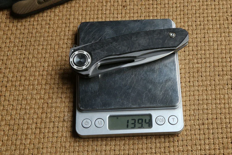 Яд гарпун Кевин Jhon M390 Flipper шарикоподшипник складной нож Титан Отдых Охота Открытый Ножи EDC инструмент