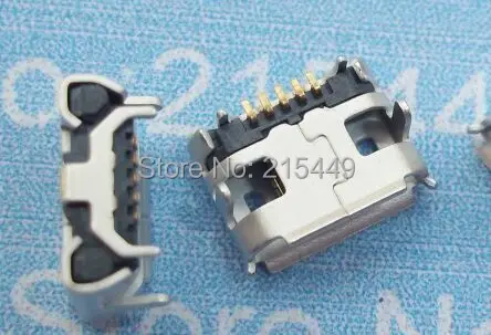 100 шт./лот Micro 5pin usb разъем 4 85 расстояние для многих мобильных и планшетных
