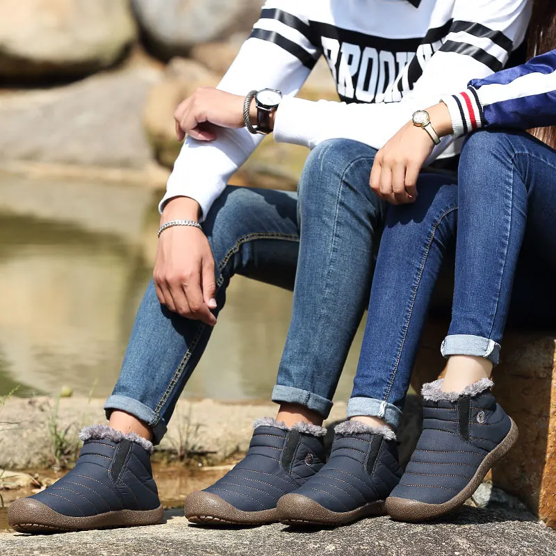 GRAM эпос мужские Водонепроницаемые зимние ботинки пара теплые боты Ботинки с