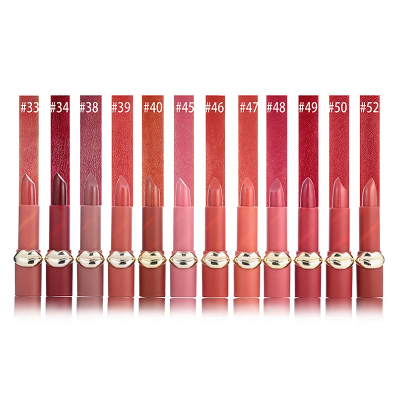 MISS ROSE бренд 12 цветов матовая помада Увлажняющая губная косметика для губ оттенок