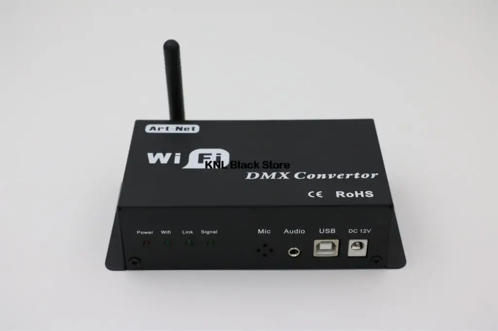 Светодиодный wifi конвертер DMX, wifi светодиодный контроллер DMX сигнал работает с Art-net/Easydmx, ios/andriod управление wifi контроллер коробка DC12V
