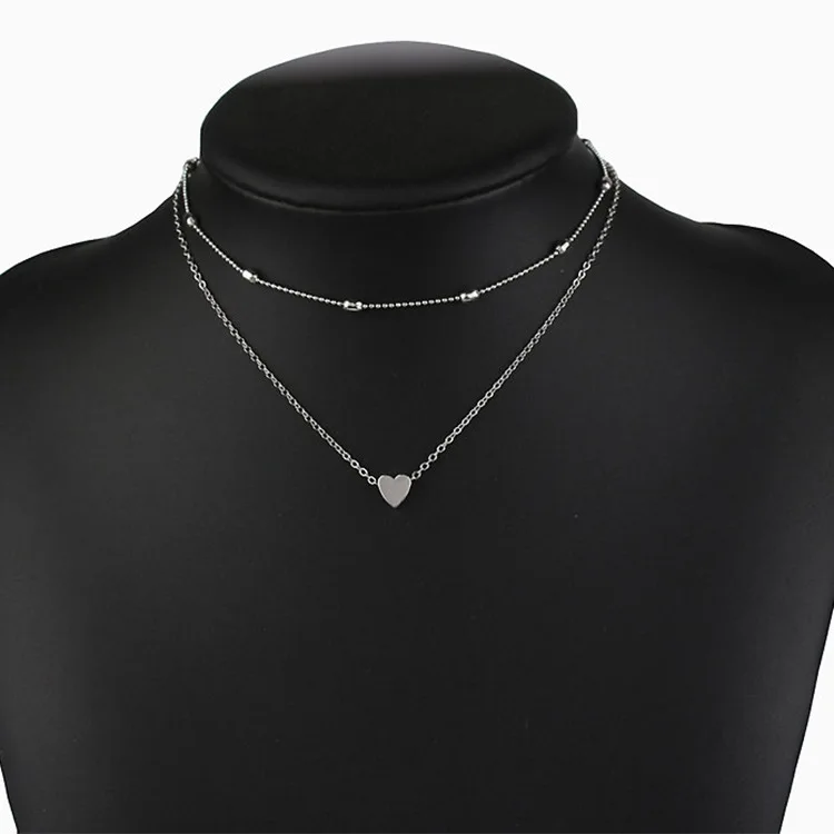 Женское уличное украшение для съемки многослойное ожерелье до ключицы