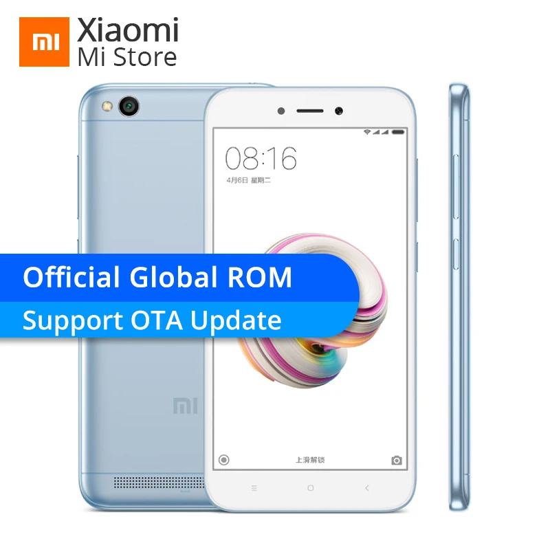 Global rom Xiaomi Redmi 5A 5 2 ГБ Оперативная память 16 Встроенная мобильного телефона Snapdragon 425