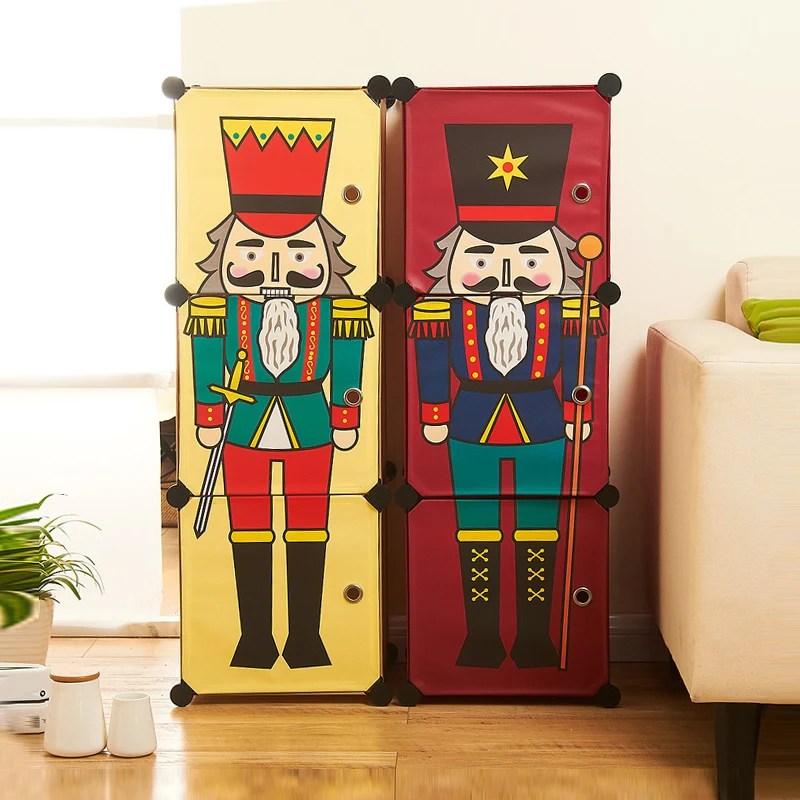 Шкаф гардероб с 3 ящиками большие простые шкафы армированные ткани из Оксфорд