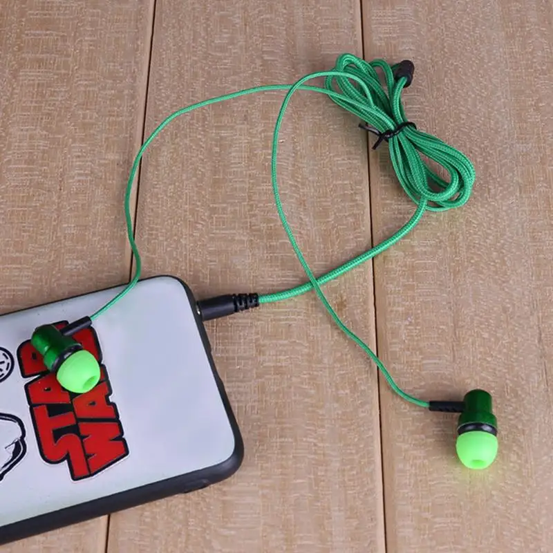 Универсальный проводные наушники в ухо наушник USB кабель с нейлоновой оплеткой