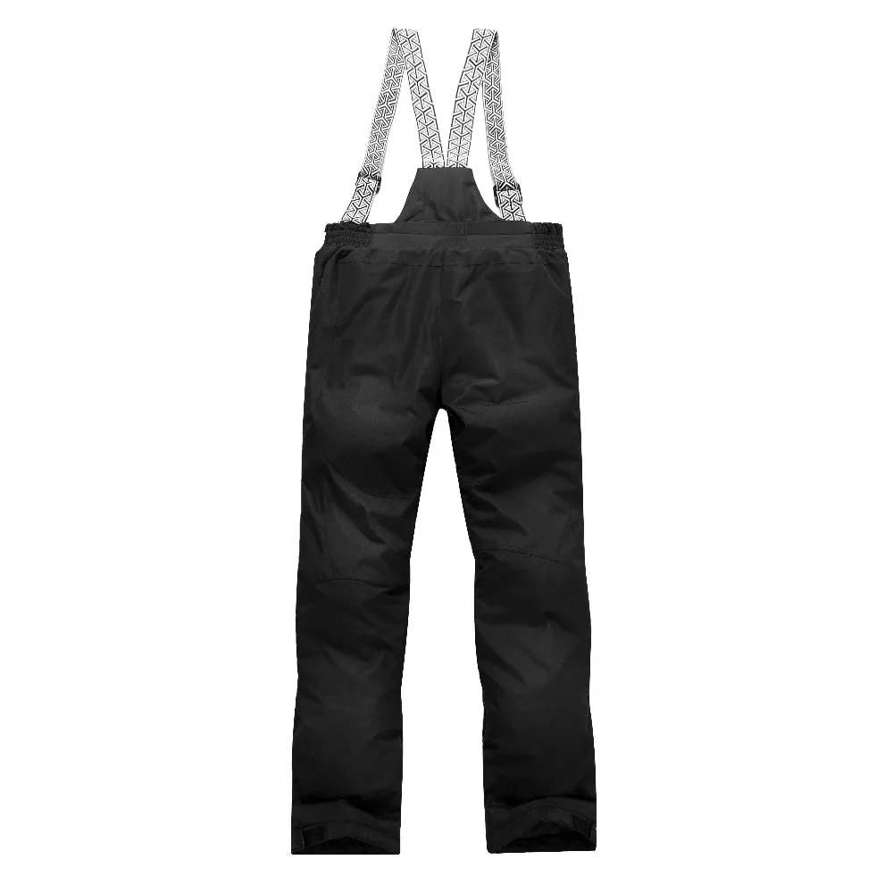 

Free Shipping High Quality Winter Men's Black BIb Ski Pant Snow Skiing Warm Snowboarding Thermal Pant Ski Hiking & Camping 220