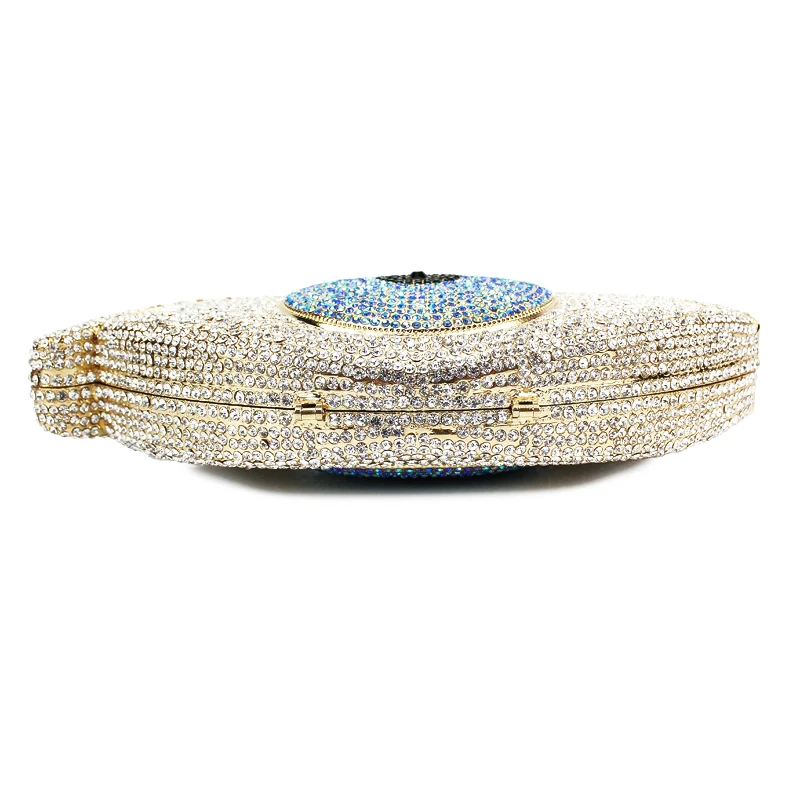 Большой Глаз сумки глаз Форма Кристалл Свадебные кошельки и Вечерняя сумка