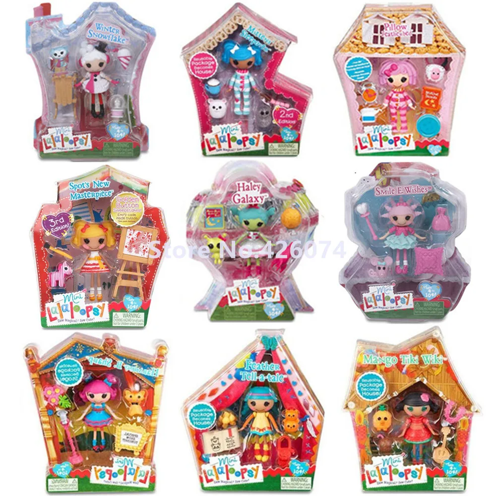 Новые мини фигурки Lalaloopsy куклы детские игрушки украшения для детей